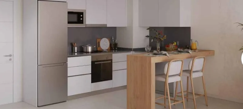 Cucina - Beachfront Flat with Pool in Benalmádena Pueblo