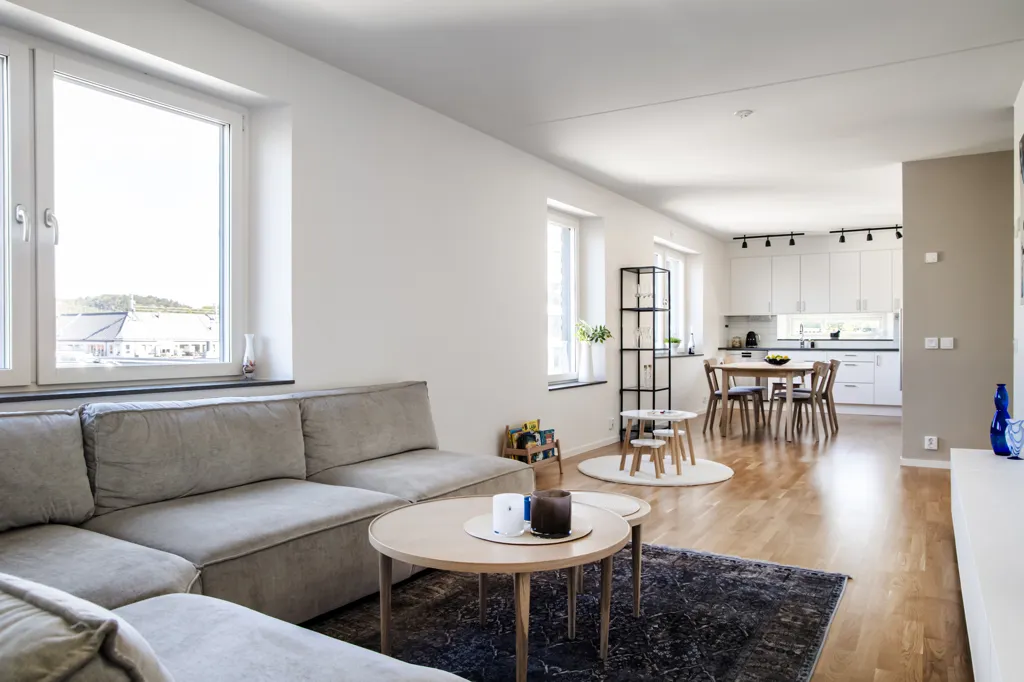 Séjour - Apartment with Balcony in Mölndal Centre