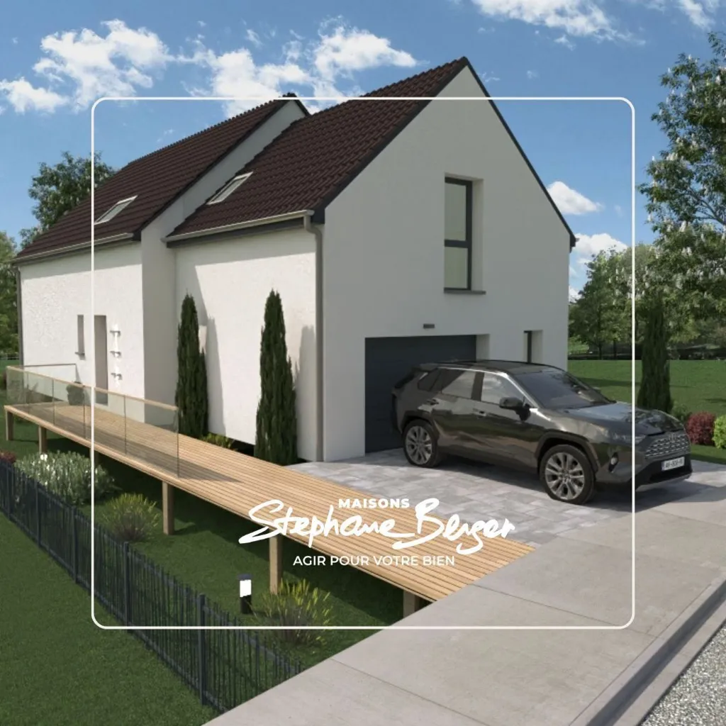 Contemporary House with Garden in Gundershoffen