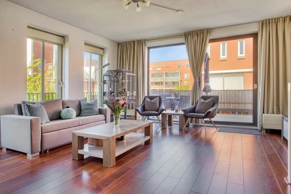 Living Room - Eco-Friendly Corner House with Two Parking Spots in Nootdorp