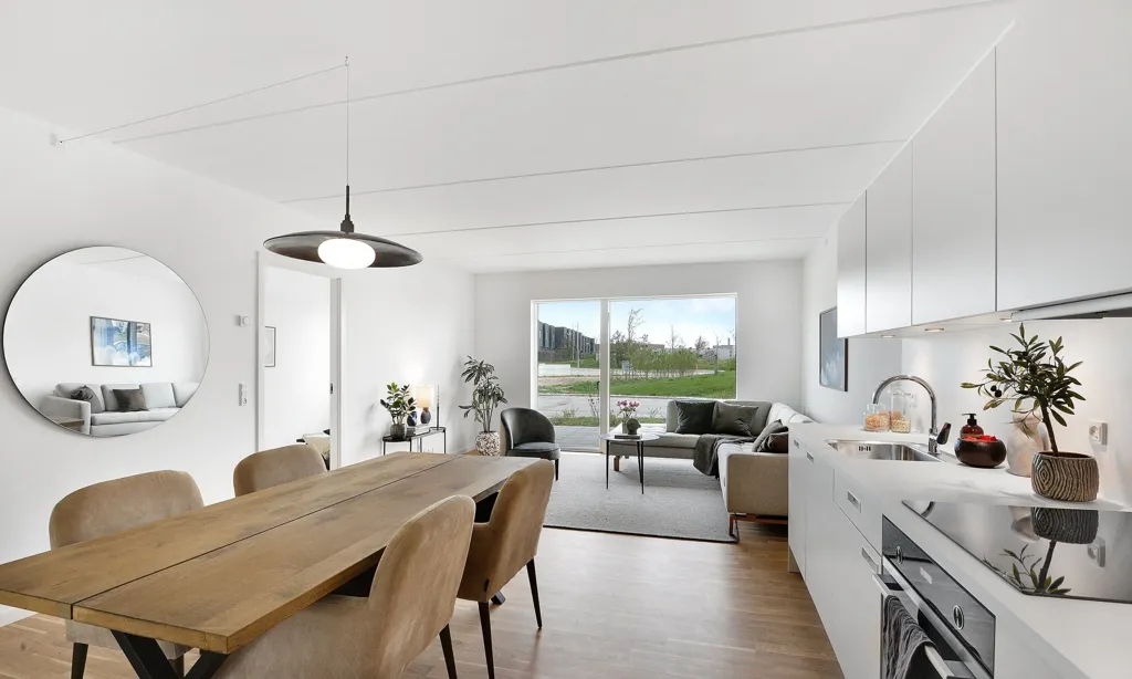 Söögituba - 3-Bedroom Flat with Elevator in Hedehusene