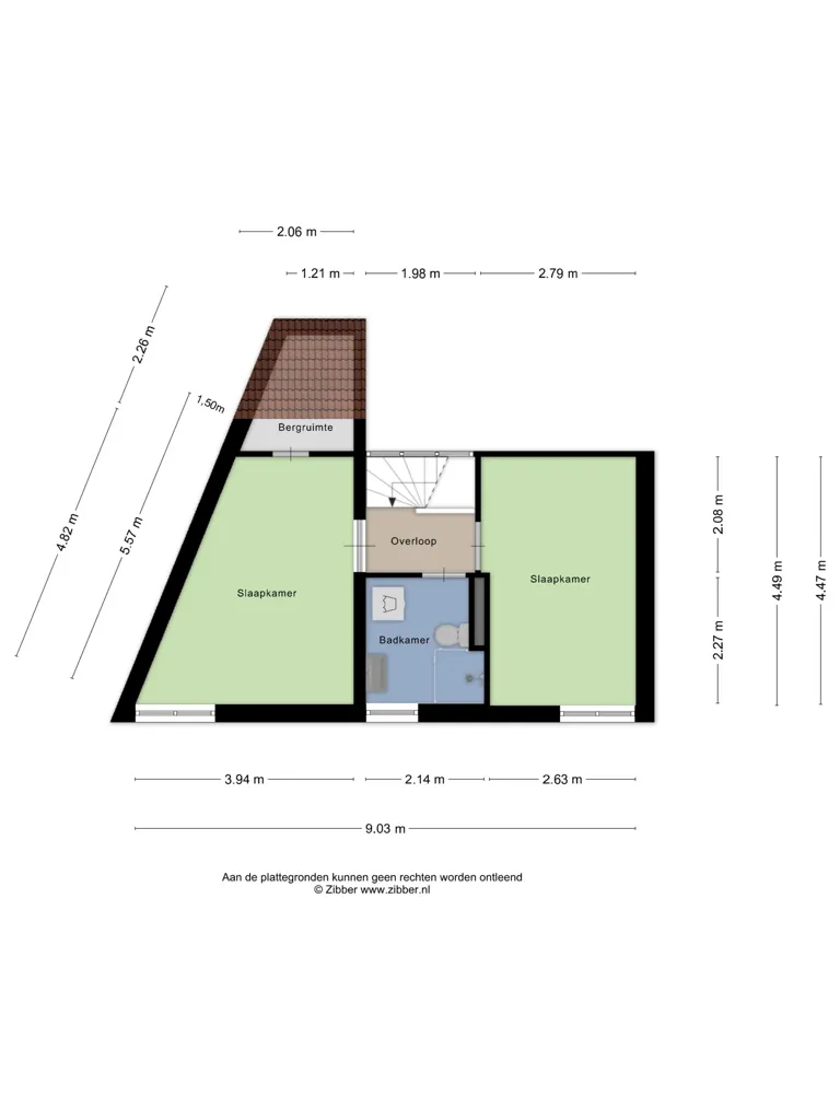 Floor Plan - Maisonnette with Balcony in Vlissingen