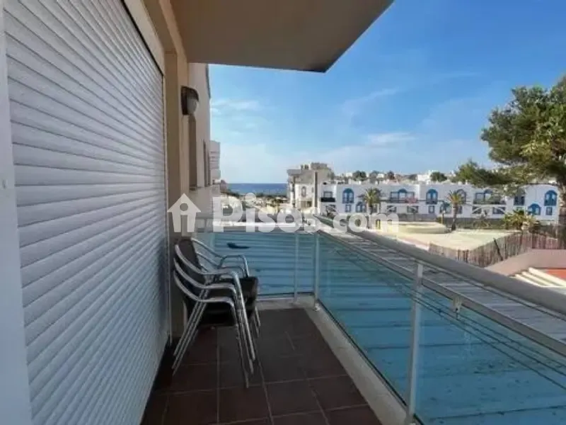 Balcony - Apartment with Sea View in Cala de Bou
