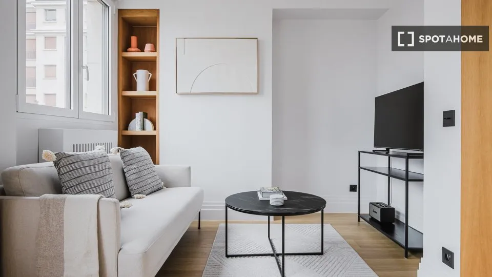 Séjour - Appartement 1 Pièce dans le Triangle d'Or, Paris