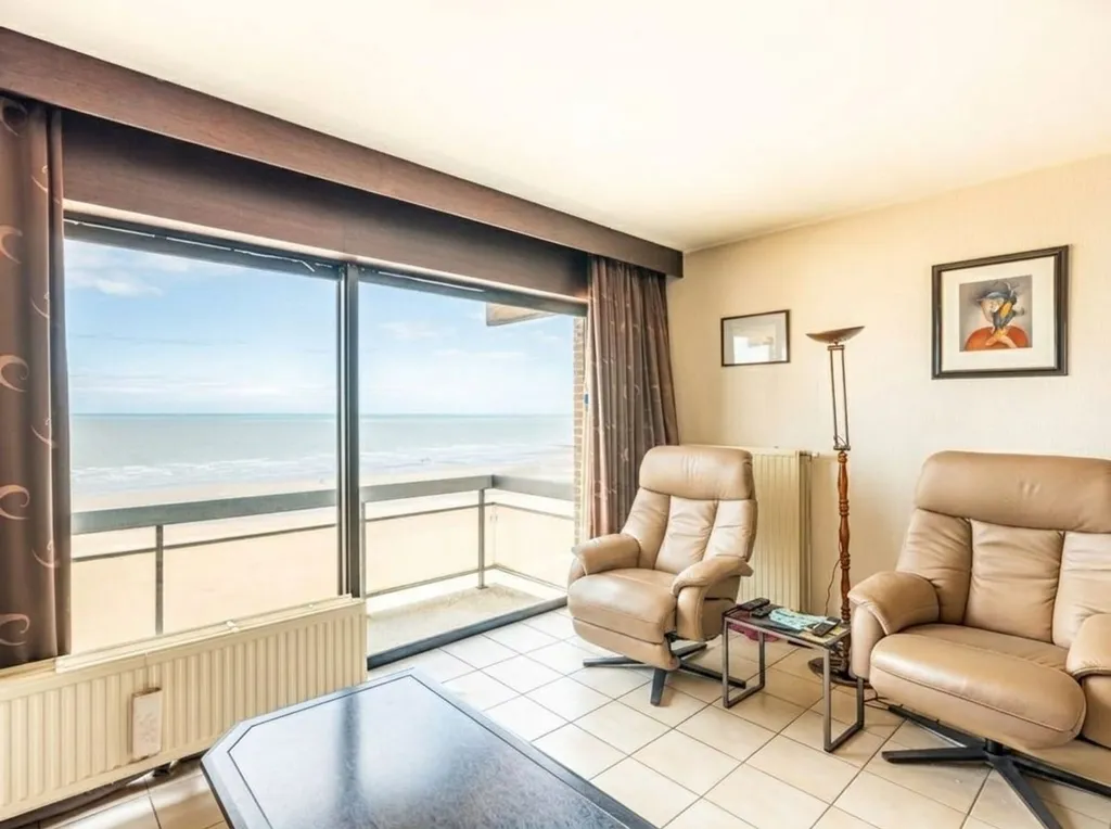 Séjour - Appartement avec Vue Mer à Sint-Idesbald