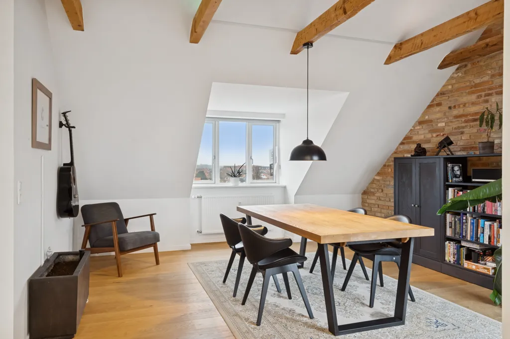 Salle à manger - Apartment with Harbour View in Odense
