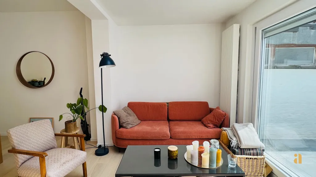 Séjour - Appartement Lumineux avec Jardin à Gand