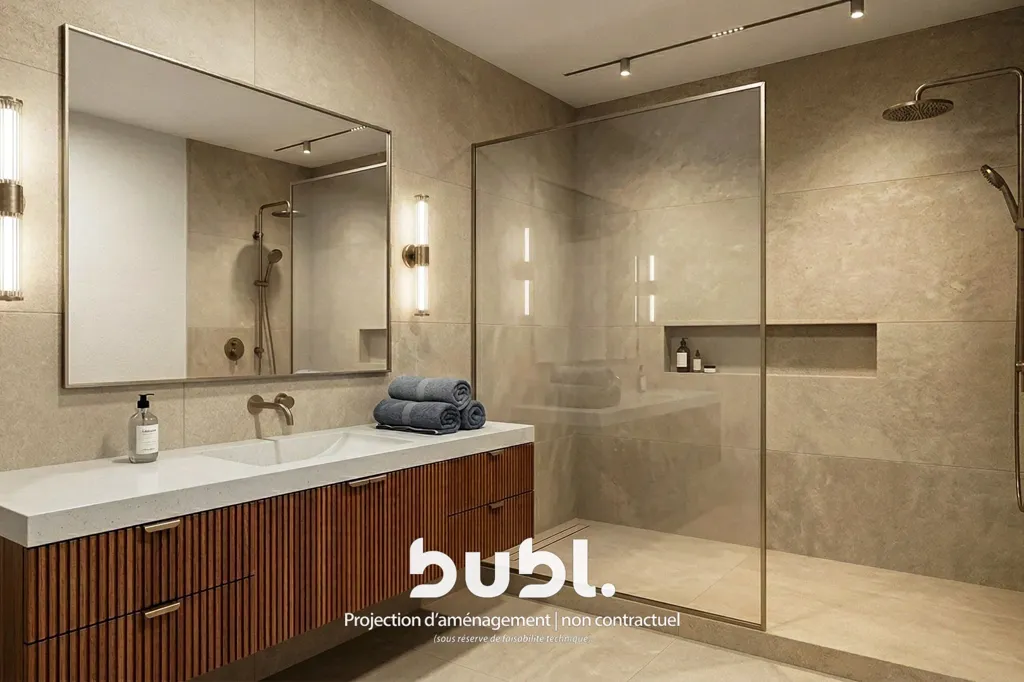 Bathrooms - Bright Apartment with Balcony in Parc d'Hiver