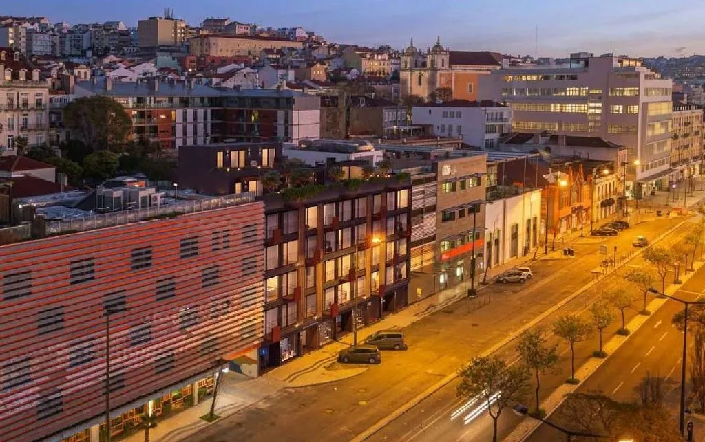 Vue aérienne - Luxury Flat with Balcony in Santos, Lisbon