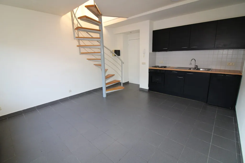 Köök - Studio with Terrace in Opwijk