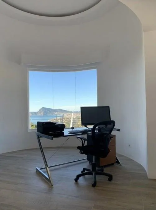 Bureau - Sea-View Villa with Pool in Altea, Alicante