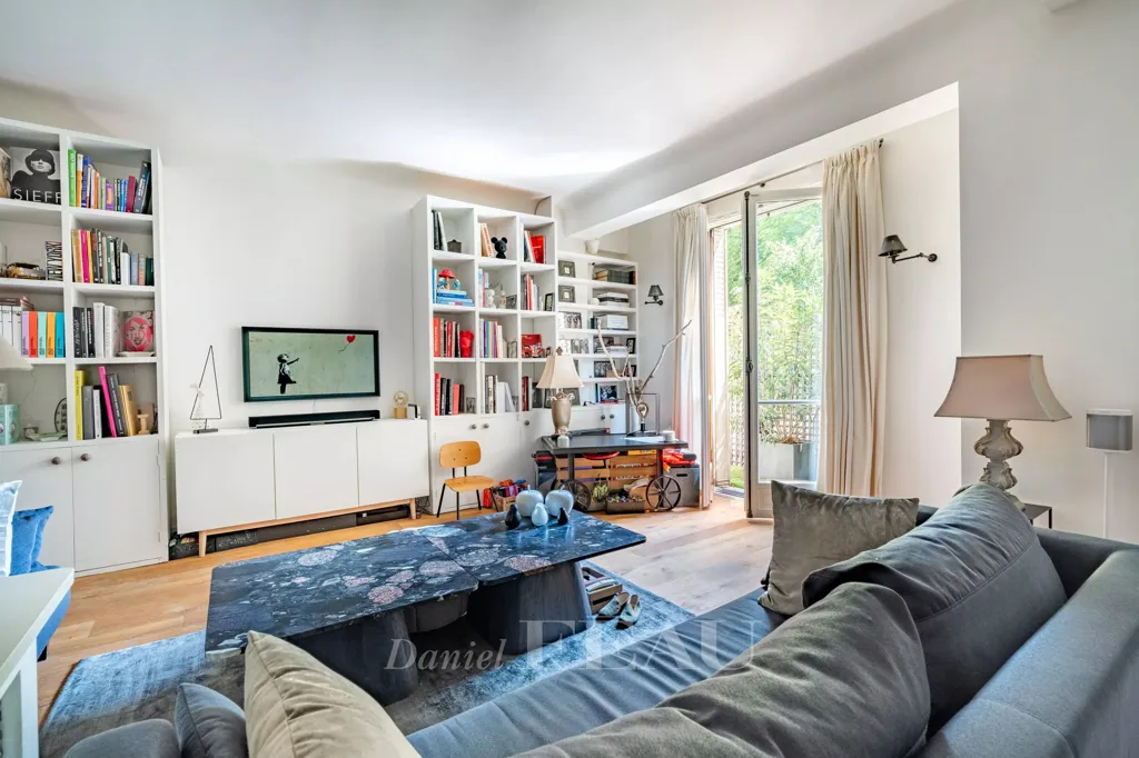 Soggiorno - Loft-Style Apartment with Garden, Paris 16e