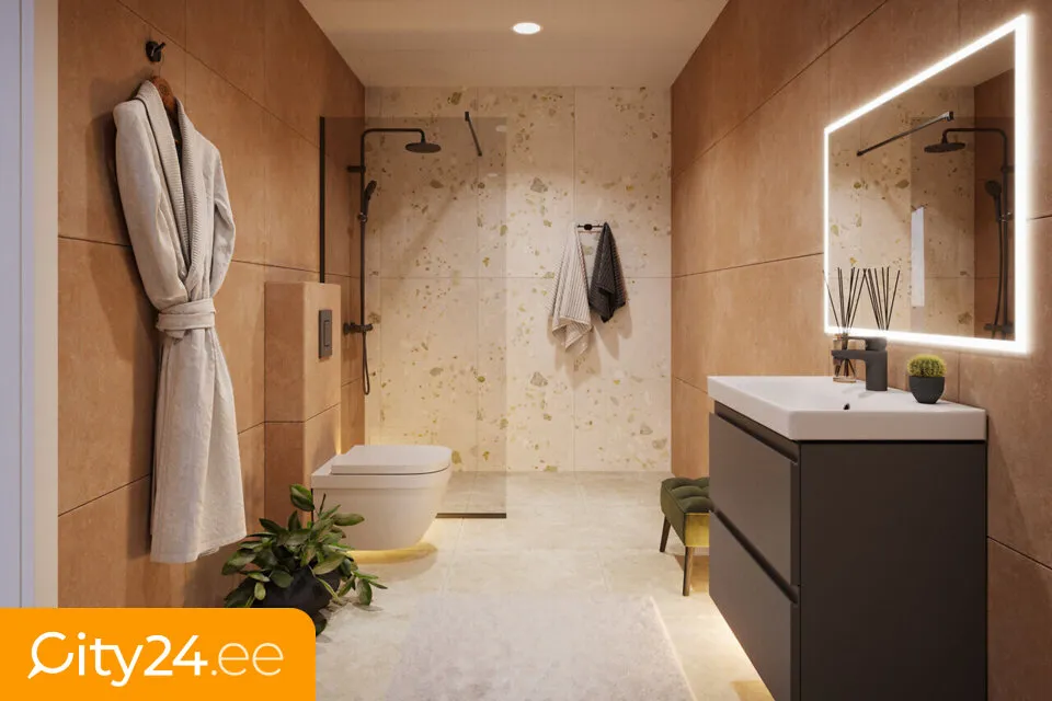 Salles de bain - New Flat with Internet in Tartu