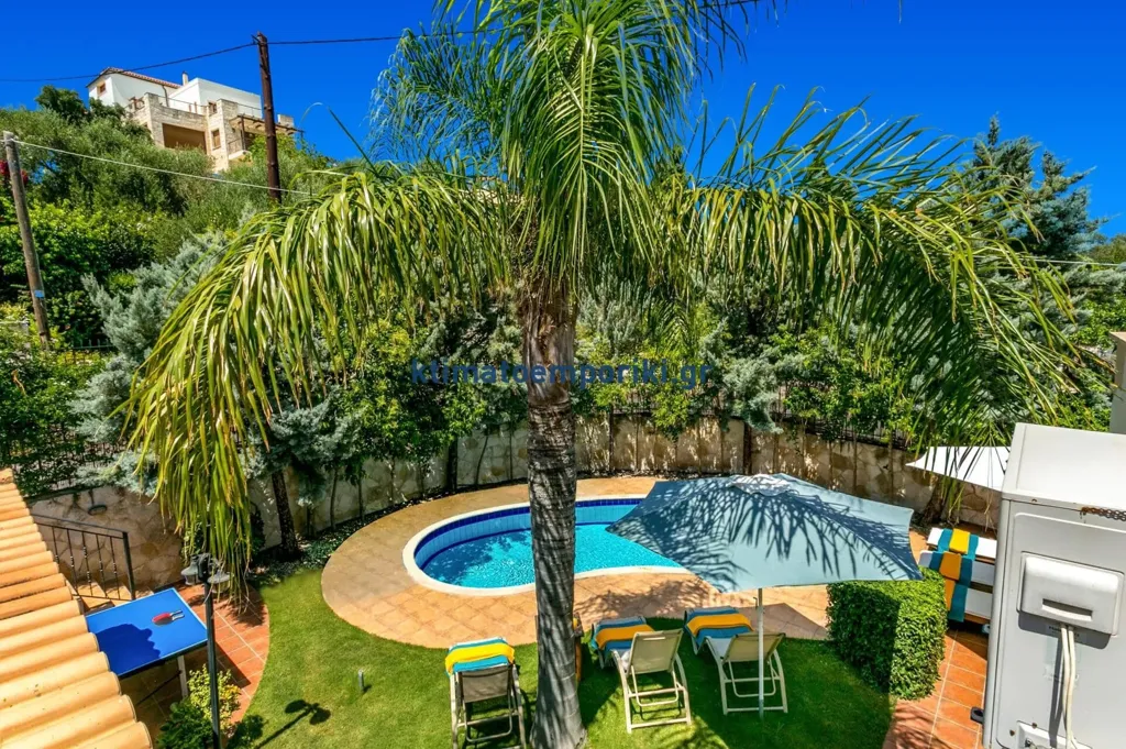 Vista aerea - Villa with Pool in Kolymvari, N. Chania