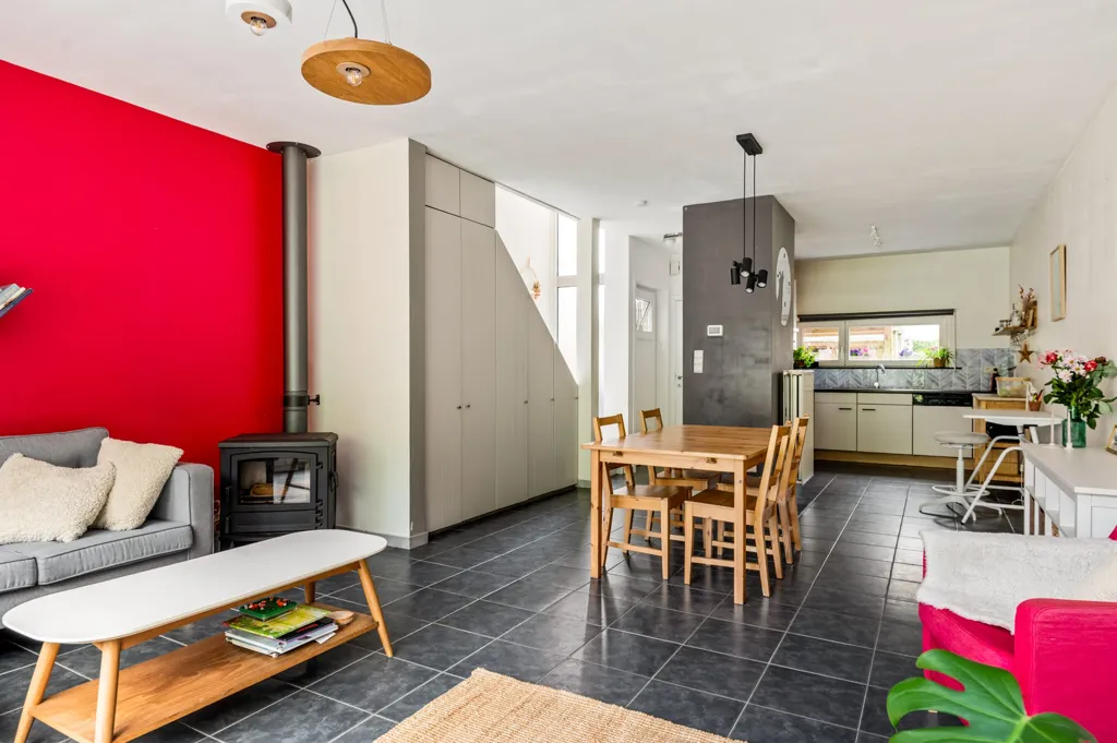 Séjour - Maison avec Jardin ensoleillé à Wetteren