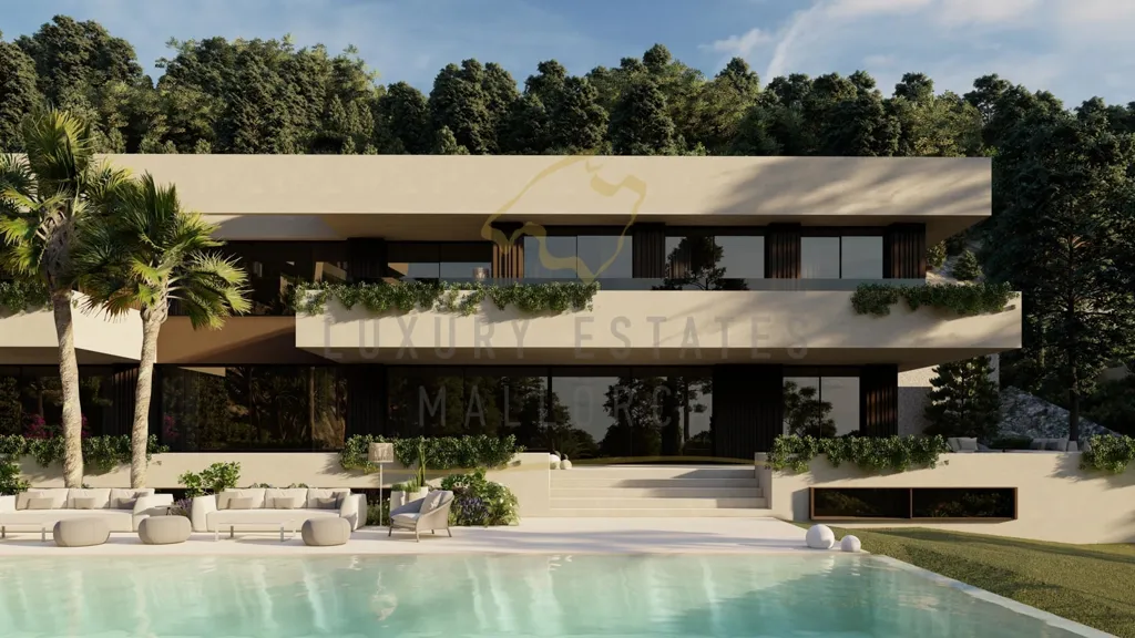 Piscine - Plot with Sea Views and Project in Son Vida