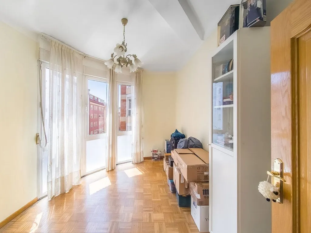 Séjour - 3-Bedroom Flat with A/C in Chamartín