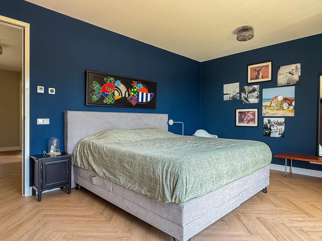 Camere da letto - Modern Half-Detached House with Forest View in Leersum
