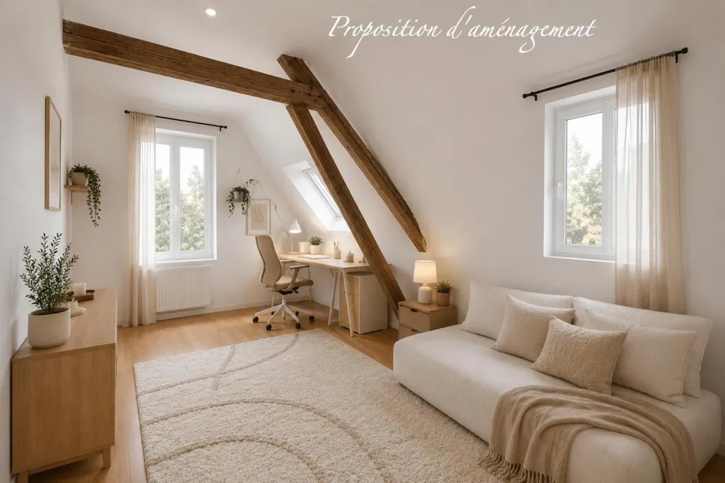 Pièces - Maison en Pierre avec Jardinet à Haravilliers