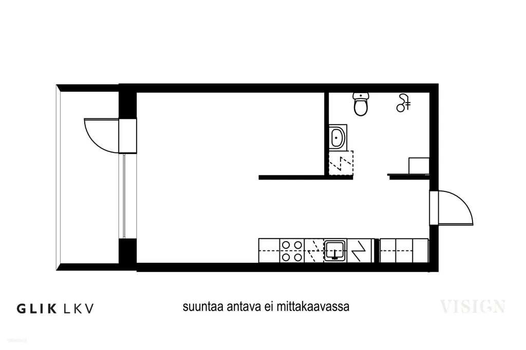 Plaan - Modern Apartment with Balcony in Tampere