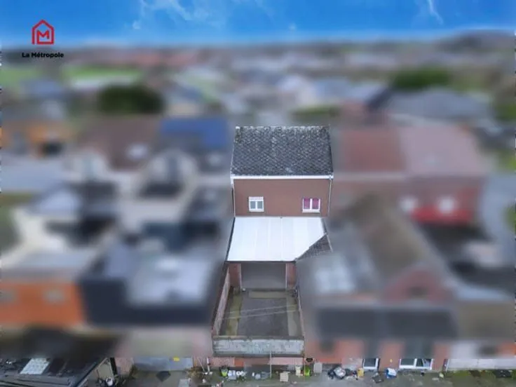 Õhuvaade - House with Cellar and Terrace in Semi-Detached Setting