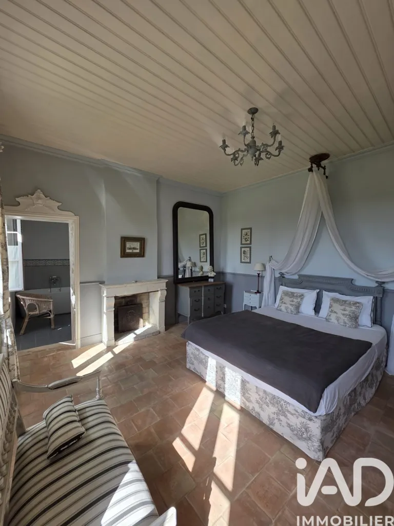 Camere da letto - 17th-Century Manor with Pool in Saint-Pierre-d'Oléron