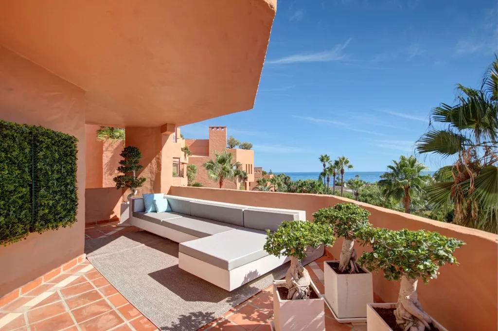 Terrass - Apartment with Sea View in Estepona