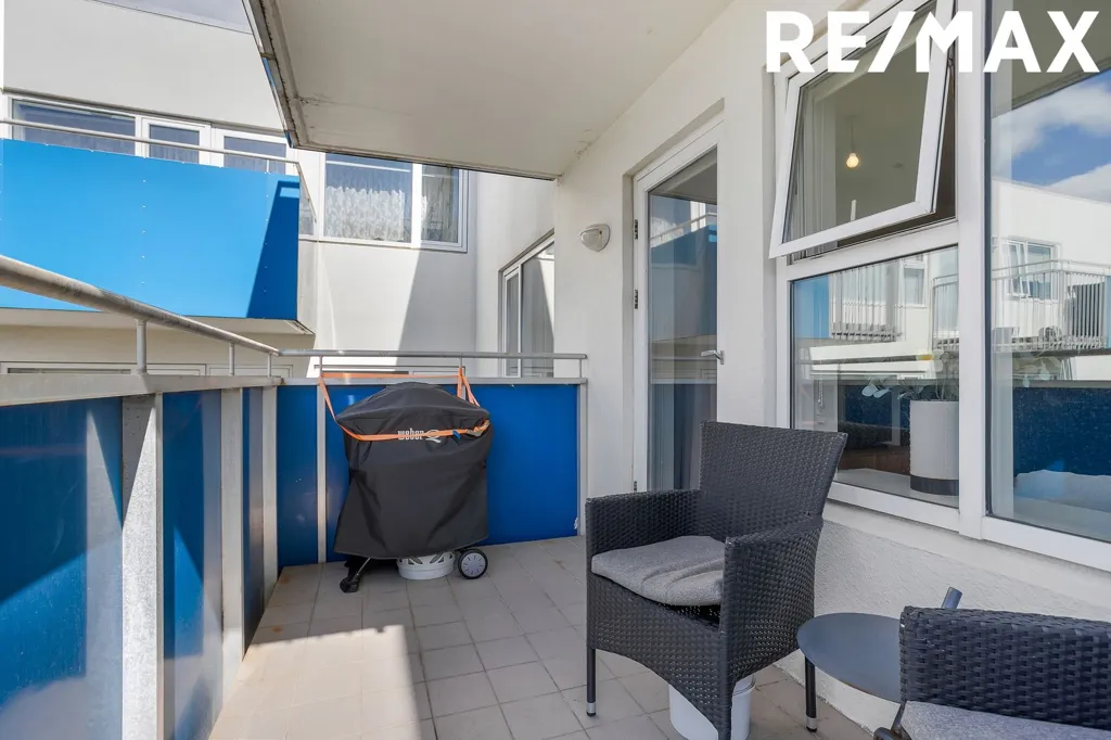 Balcon - Apartment with South-Facing Balcony in Garðabær