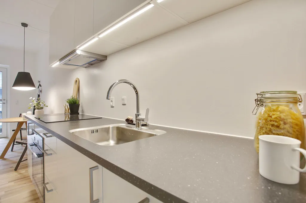 Cuisine - Apartment with French Balcony in Aalborg