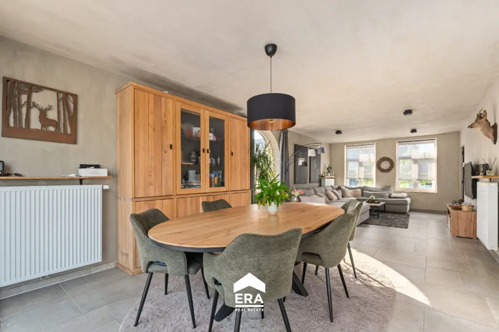 Dining Room - Contemporary House with Garden in Beernem