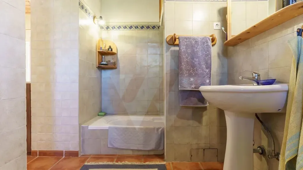 Salles de bain - Equestrian Villa with Water View in Beja District