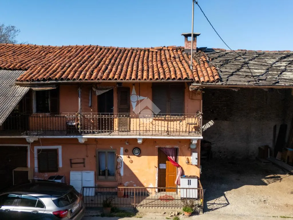 Vue aérienne - Semi-Detached Rustic House with Land in Envie