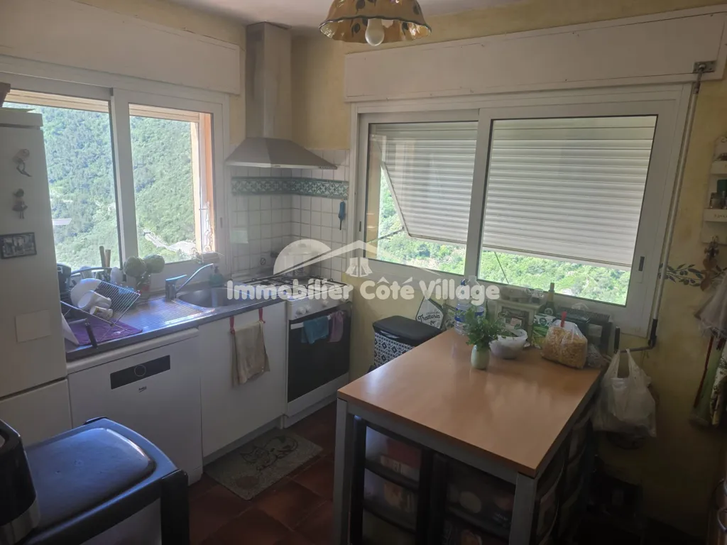 Cuisine - Villa avec Vue Montagne à Breil-sur-Roya