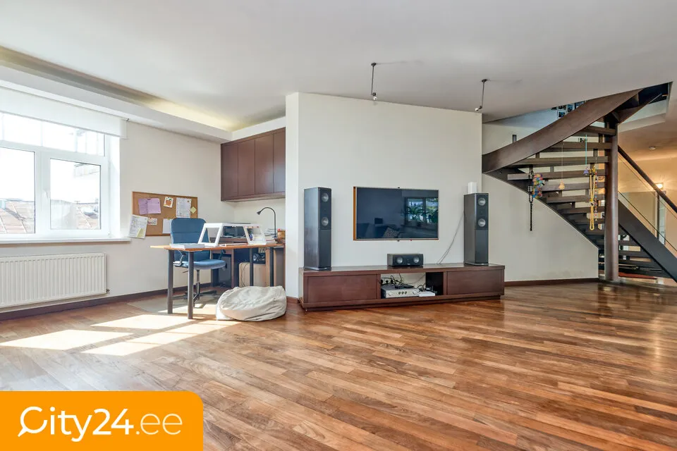 Séjour - Two-Story Apartment with Terrace in Riga Centre