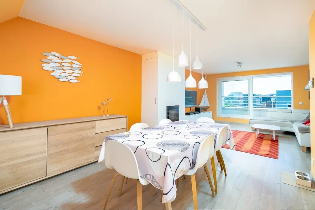 Dining Room - Penthouse with Terrace in Blankenberge