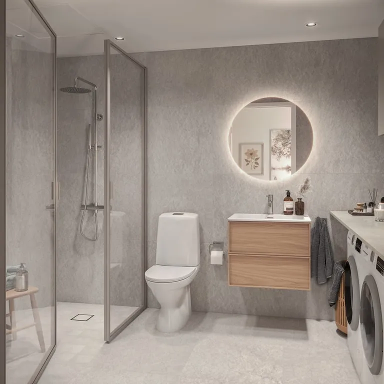 Salles de bain - Unique Penthouse with Sky View in Nacka