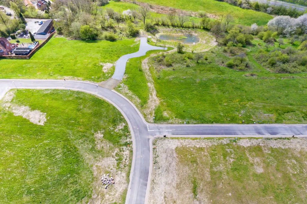 Vue aérienne - Year-Round Plot with 5G Coverage in Aabenraa