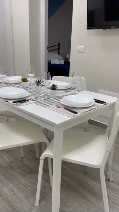 Salle à manger - Apartment with Sea View in Palermo