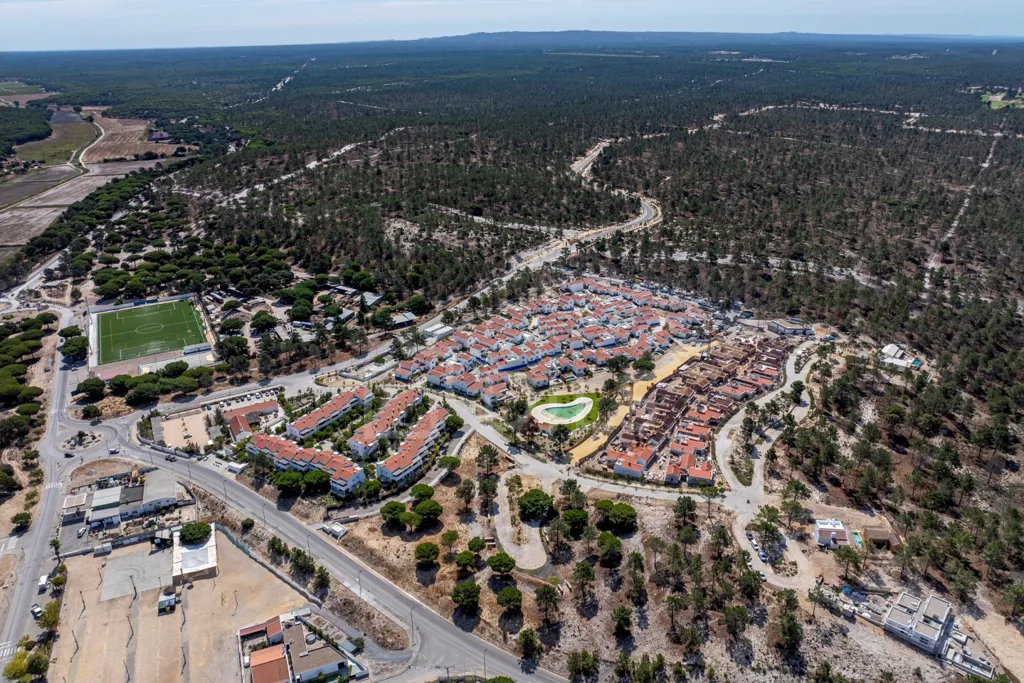 Aerial - Plot with Potential for Villa in La Reserve, Carvalhal