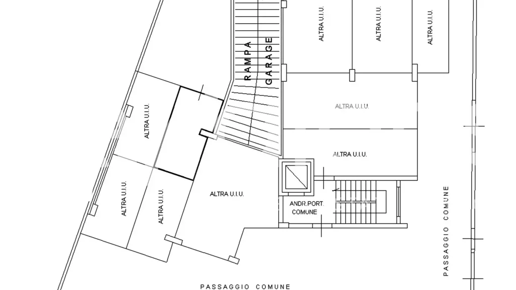 Plan - Modern Apartment with Balcony in Bari