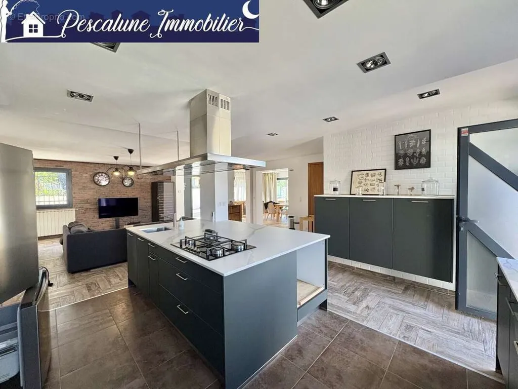 Cuisine - Villa Contemporaine avec Piscine à Baillargues