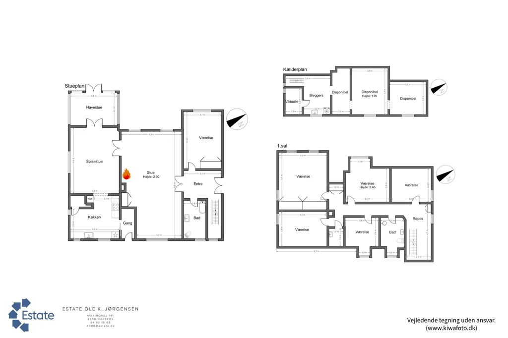 Plan - Rustic Redbrick Villa with Garden in Nakskov