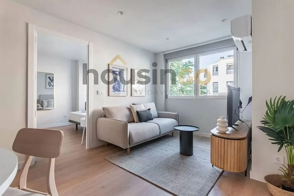 Living Room - Furnished Flat with Light in Salamanca, Madrid