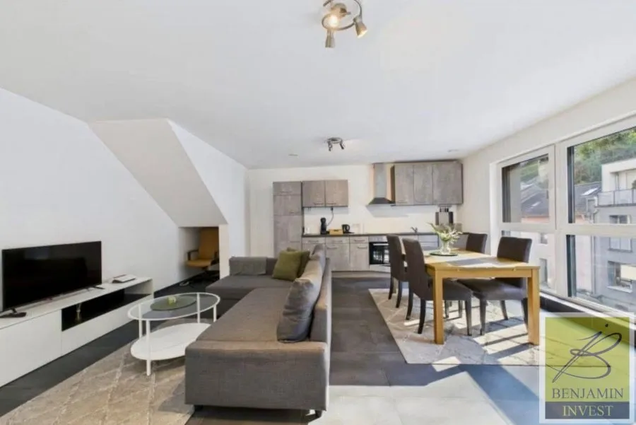 Living Room - Modern Apartment in Luxembourg City Centre