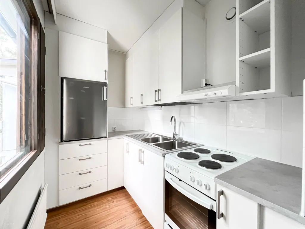 Köök - Apartment with Balcony in Kerava