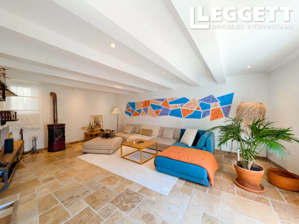 Living Room - Authentic Village House with Mountain Views in Peillon