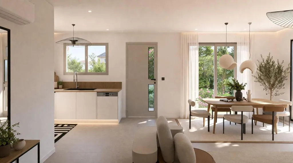 Kitchen - New Build House with Terrace in Magescq