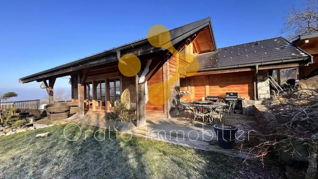 Extérieur - Maison d'Architecte avec Piscine à Gruffy