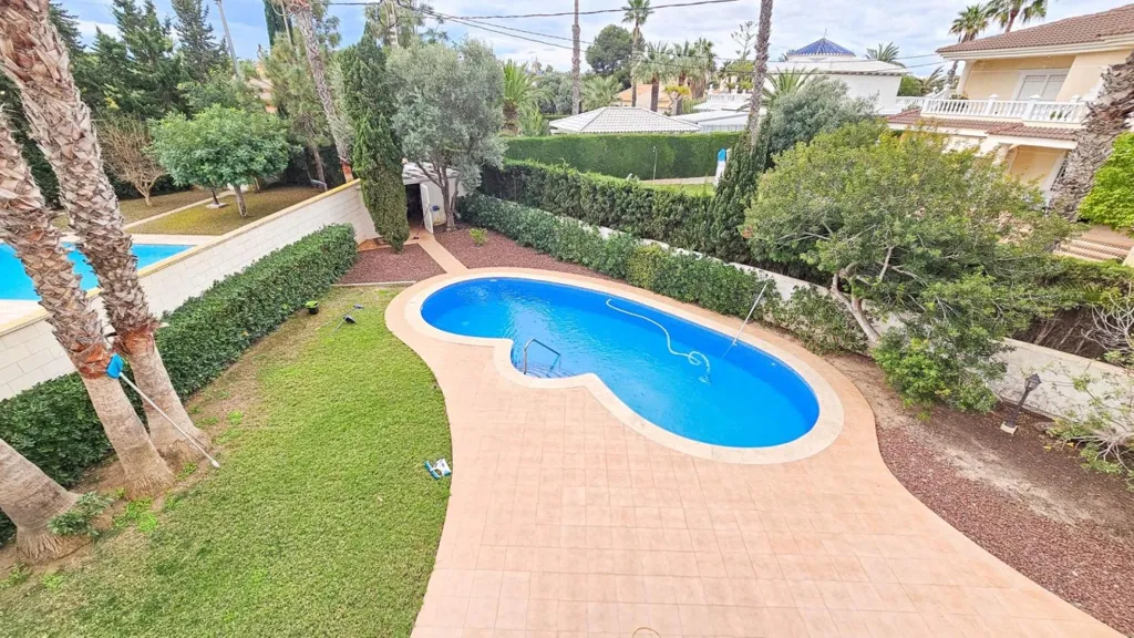 Vue aérienne - Luxury Villa with Pool in Cabo Roig