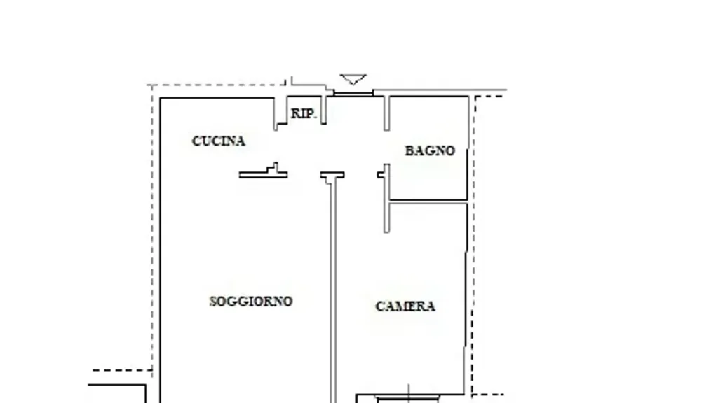 Planimetria - Apartment with Sea View in Rapallo
